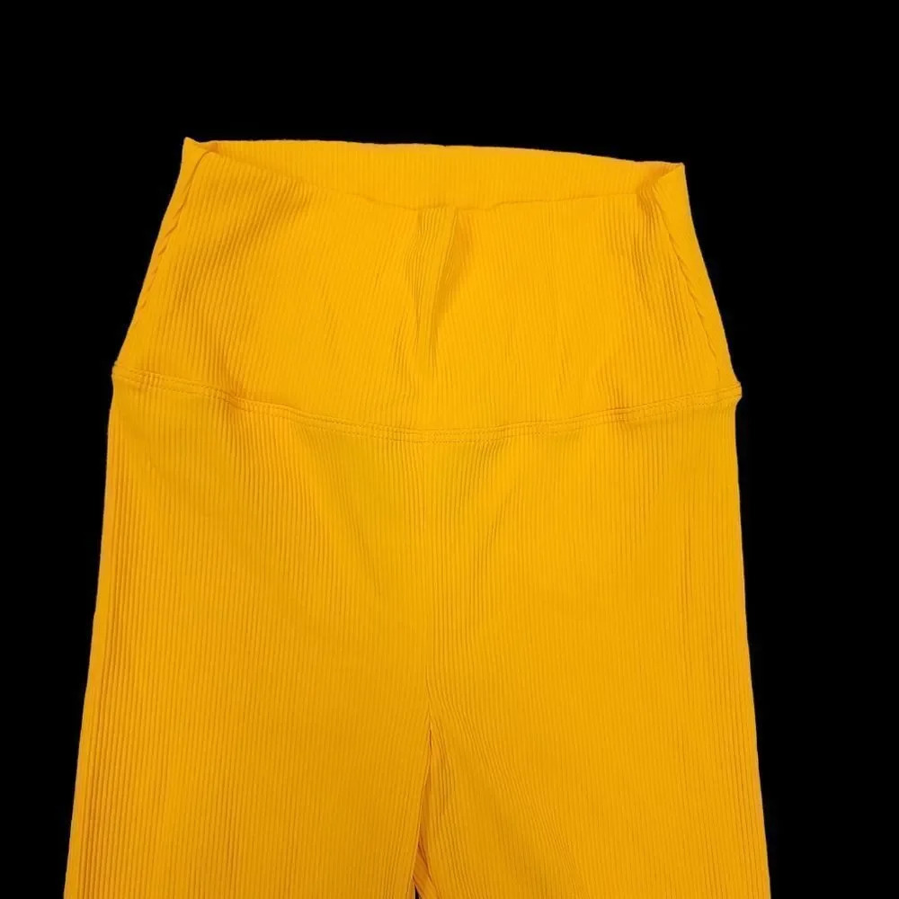 Koral Exceed Rib High Rise Legging - Mango - Picture 4 of 12